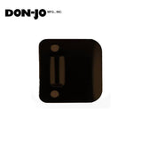 Don-Jo - D9115-DU - Extended Lip Dimple Strike - DU (Duronodic Brown Coated)