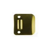 Don-Jo - D9125-605 - Extended Lip Dimple Strike 18 Gauge Steel 2-1/4 Height and 2-1/2 Width - 605 (Bright Brass Finish)