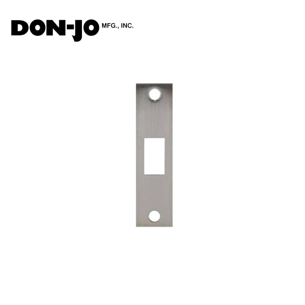 Don-Jo - DBS-1478-626 - Deadbolt Strike 13 Gauge Steel 4-7/8 Height and 1-1/4 Width - 626 (Satin Chromium Plated)