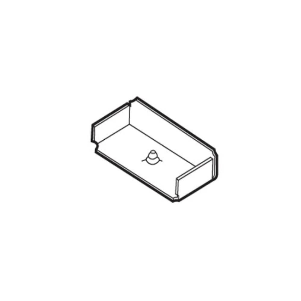 Don-Jo - DCB-280 - Hinge Reinforcement with Dust Cover for 25 Gauge Steel - Raw Steel