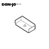 Don-Jo - DCB-280 - Hinge Reinforcement with Dust Cover for 25 Gauge Steel - Raw Steel