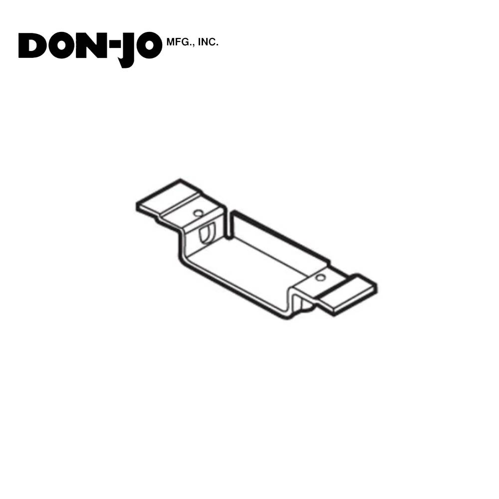 Don-Jo - DCB-340 - Strike Reinforcement with Dust Cover for 16 Gauge Steel - Raw Steel