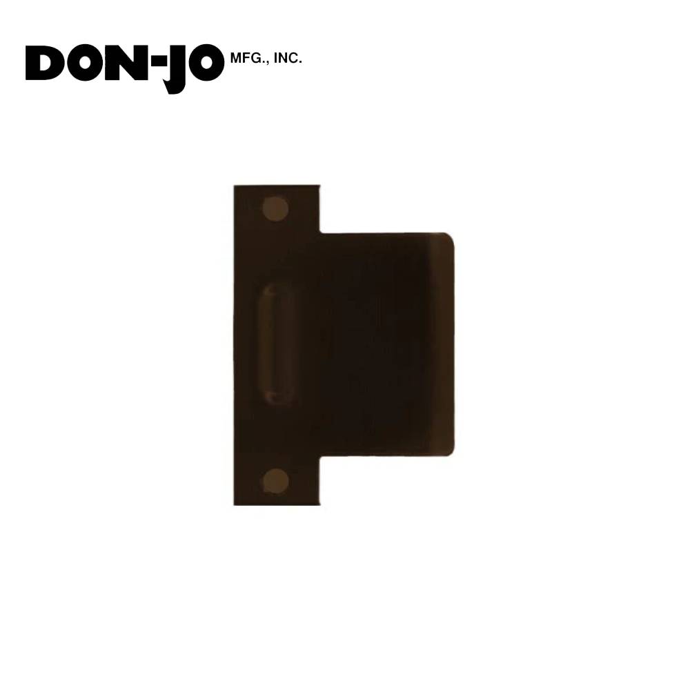 Don-Jo - DEST-102-DU - Extended Lip Dimple ASA Strike 18 Gauge Steel and 4-7/8 Height - DU (Duronodic Brown Coated)