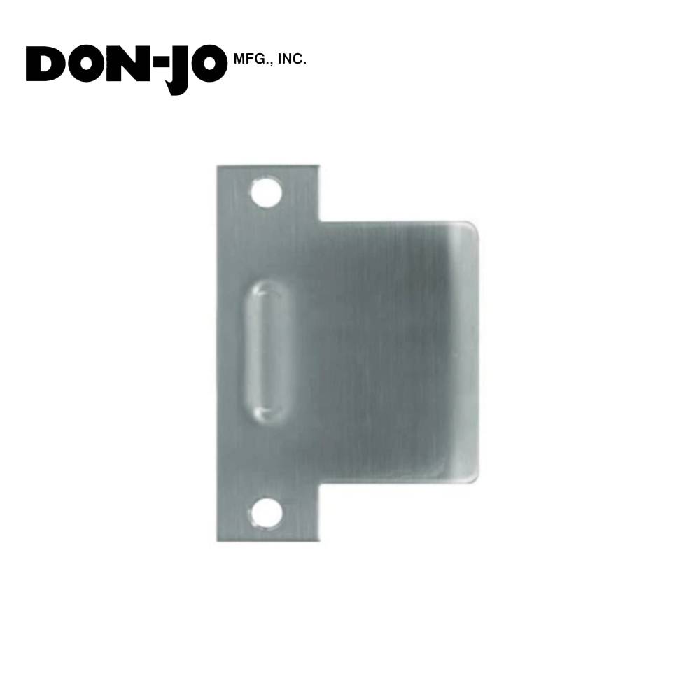 Don-Jo - DEST-104-630 - Extended Lip Dimple ASA Strike 18 Gauge Steel 4-7/8 Height and 4 Width - 630 (Satin Stainless Steel Finish)