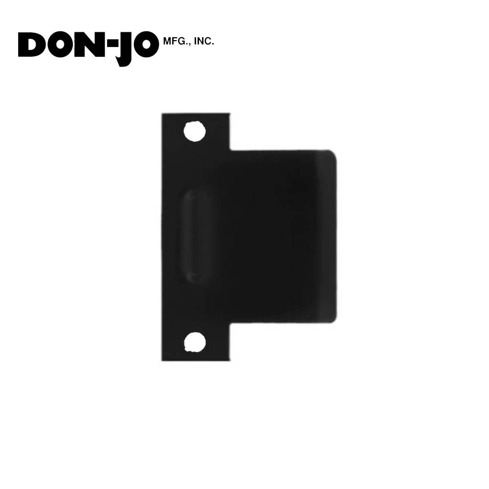 Don-Jo - DEST-115-622 - Extended Lip Dimple ASA Strike 18 Gauge Steel 4-7/8 Height and 1-1/2 Width - 622 (Flat Black Coated)