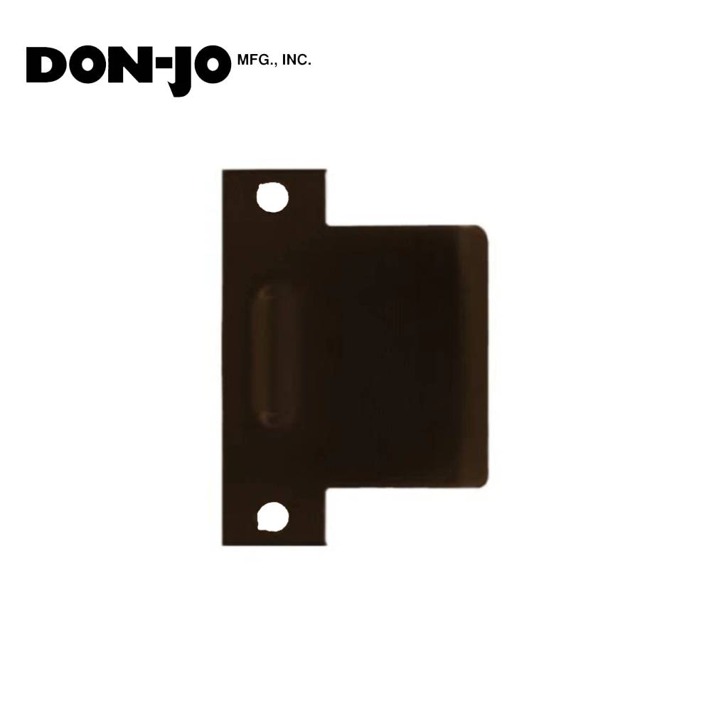 Don-Jo - DEST-175-DU - Extended Lip Dimple ASA Strike 4-7/8 Height and 1-3/4 Width - DU (Duronodic Brown Coated)