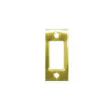 Don-Jo - DS-234-605 - Deadbolt Strike 2-3/4 Height and 1-1/8 Width - 605 (Bright Brass Finish)