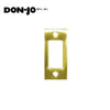 Don-Jo - DS-234-605 - Deadbolt Strike 2-3/4 Height and 1-1/8 Width - 605 (Bright Brass Finish)