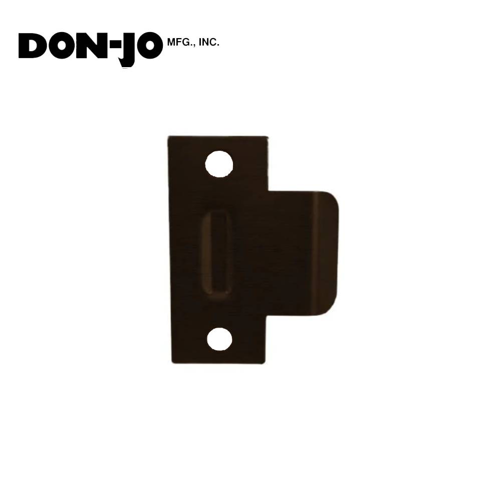 Don-Jo - DT9102-DU - Extended Lip Dimple T-Strike 2-3/4 Height and 2 Width - DU (Duronodic Brown Coated)