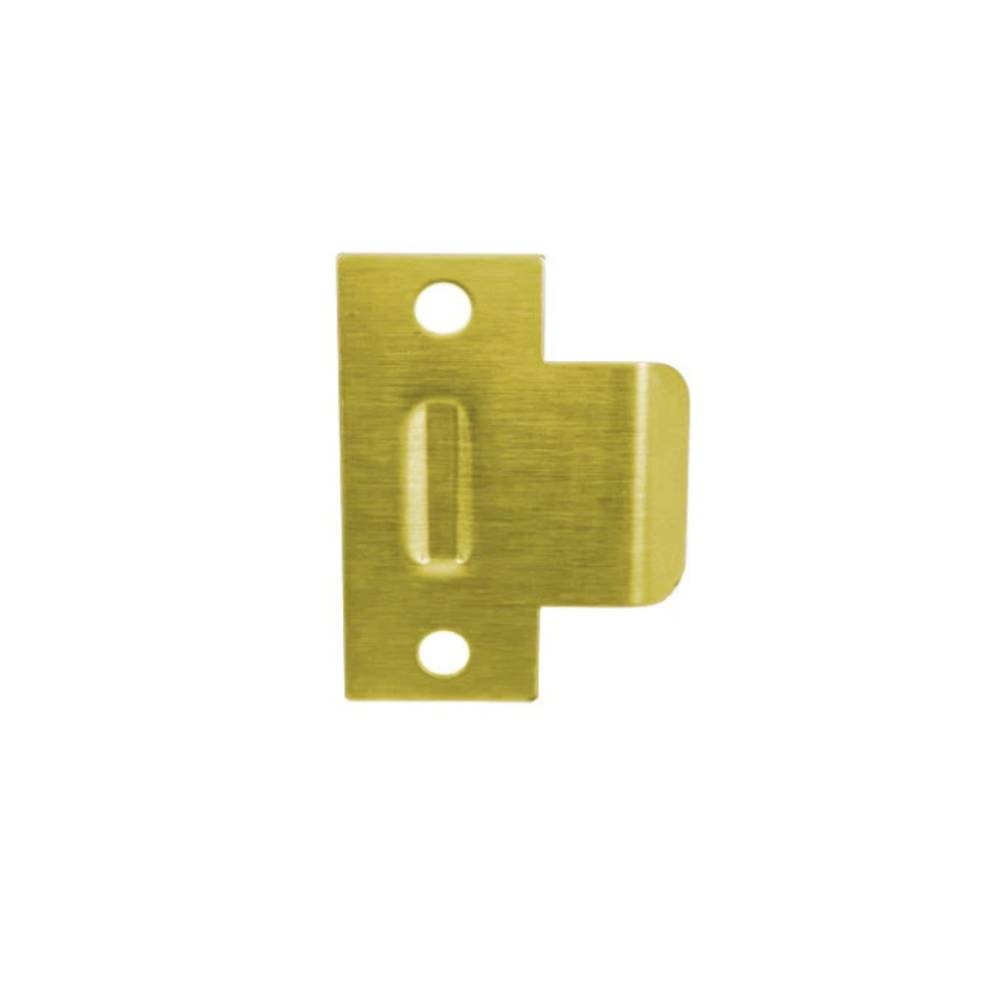 Don-Jo - DT9103-605 - Extended Lip Dimple T-Strike 2-3/4 Height and 3 Width - 605 (Bright Brass Finish)