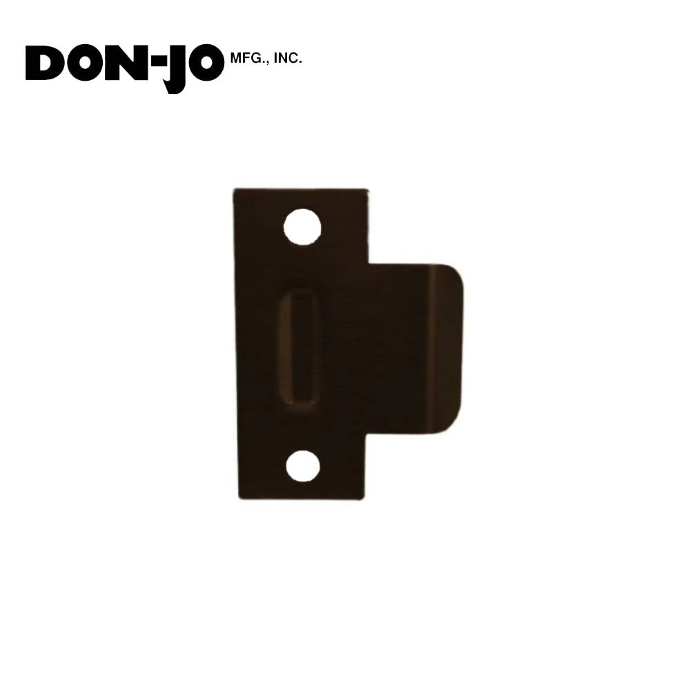 Don-Jo - DT9115-DU - Extended Lip Dimple T-Strike 2-3/4 Height and 1-1/2 Width - DU (Duronodic Brown Coated)