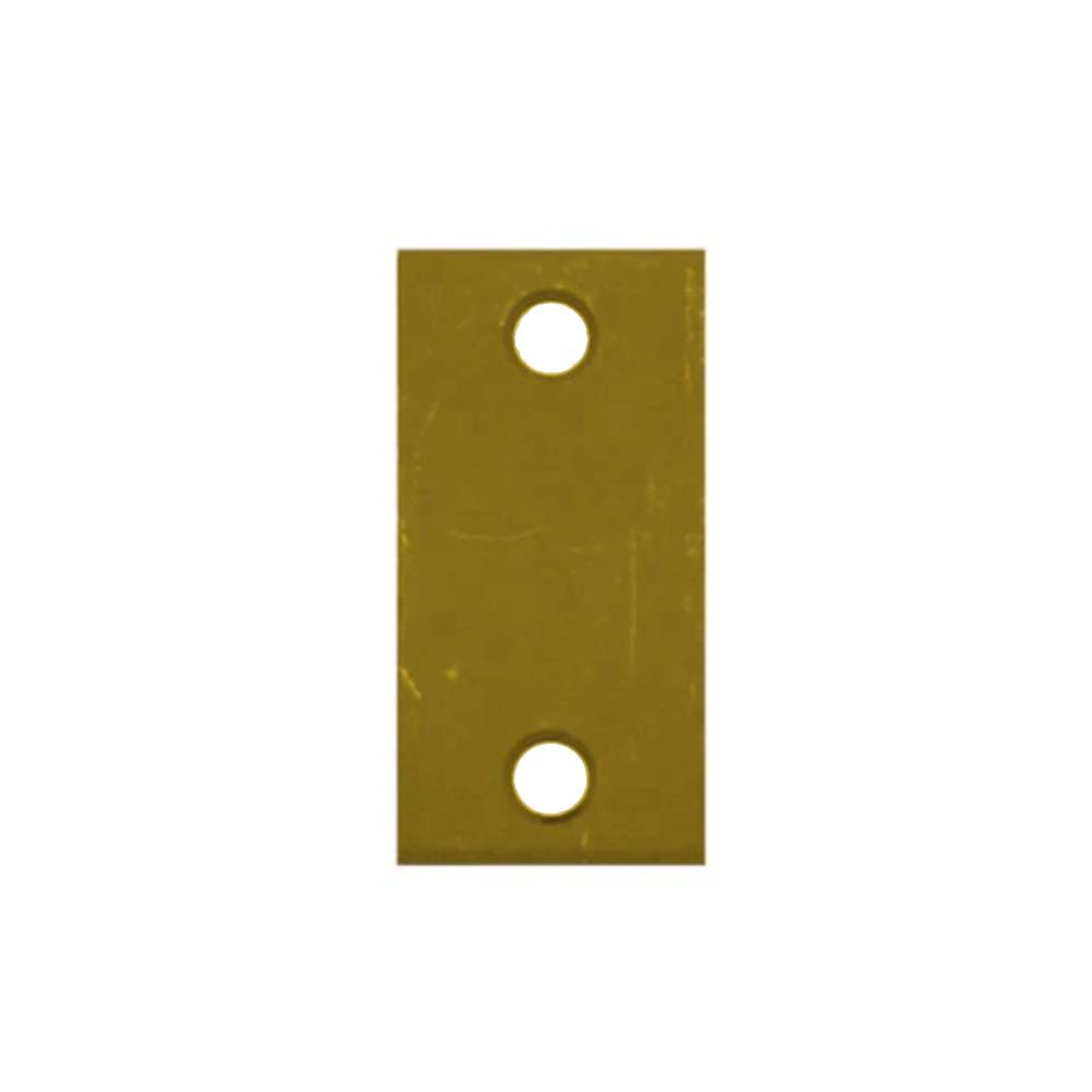 Don-Jo - EF-160-BP - Latch Filler Plate 2-1/4 Length and 1 Width - BP (Bright Brass Plated Clear Coated Finish-632)