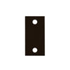 Don-Jo - EF-160-DU - Latch Filler Plate 2-1/4 Length and 1 Width - DU (Duronodic Brown Coated)