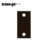 Don-Jo - EF-160-DU - Latch Filler Plate 2-1/4 Length and 1 Width - DU (Duronodic Brown Coated)