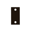 Don-Jo - EF-161-TG-DU - Latch Filler Plate 2-1/4 Length and 1-1/8 Width - DU (Duronodic Brown Coated)