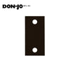 Don-Jo - EF-161-TG-DU - Latch Filler Plate 2-1/4 Length and 1-1/8 Width - DU (Duronodic Brown Coated)