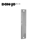 Don-Jo - EF-86-CP - Mortise Edge Filler Plate 8 Length and 1-1/4 Width - CP (Bright Chrome Finish)