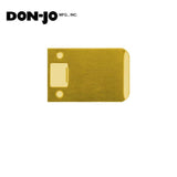 Don-Jo - EL-205-BP - Extended Lip Full Lip Strike - BP (Bright Brass Plated Clear Coated Finish-632)