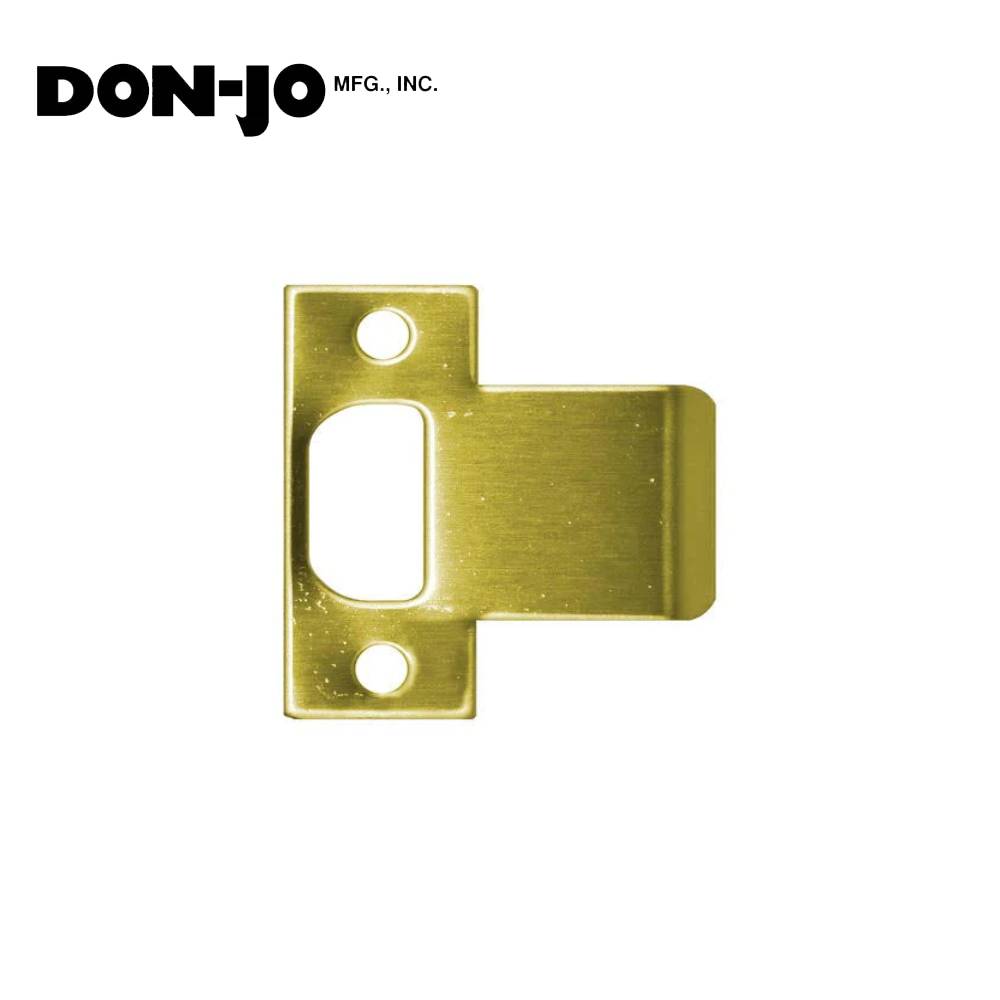 Don-Jo - ETS-104-605 - Extended Lip T-Strike - 605 (Bright Brass Finish)