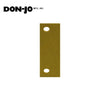 Don-Jo - FF-45-BP - Frame Hinge Filler Plate 4-1/2 Length and 1-5/8 Width - BP (Bright Brass Plated Clear Coated Finish-632)