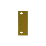 Don-Jo - FF-50-BP - Frame Hinge Filler Plate 5 Length and 1-5/8 Width - BP (Bright Brass Plated Clear Coated Finish-632)