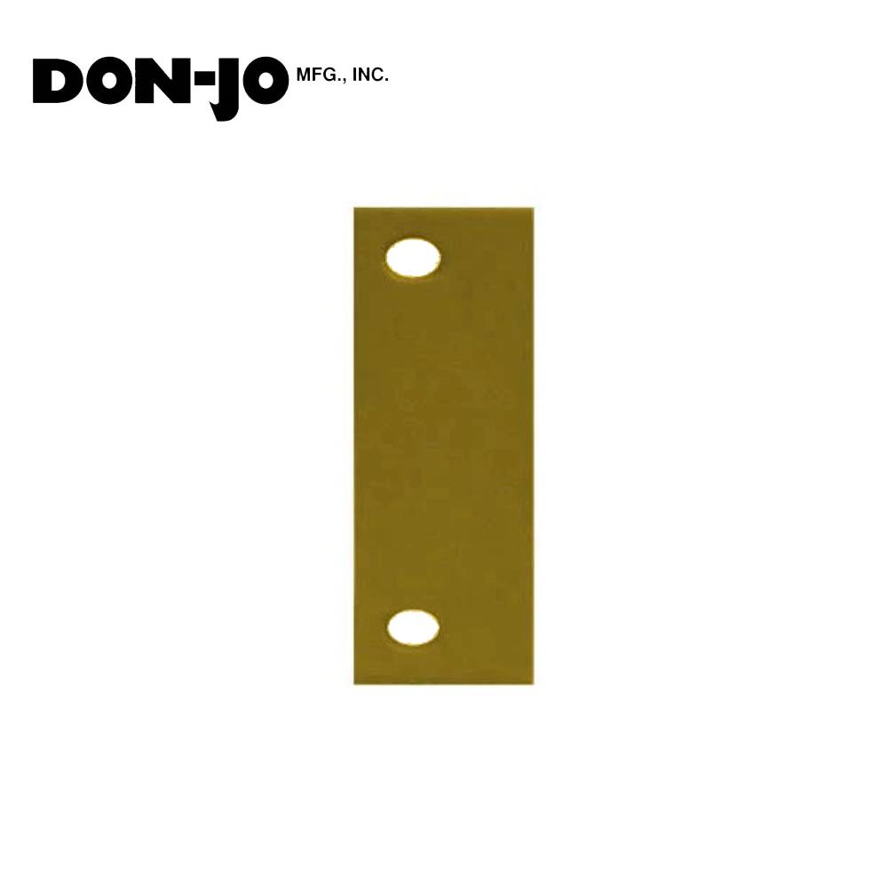 Don-Jo - FF-50-BP - Frame Hinge Filler Plate 5 Length and 1-5/8 Width - BP (Bright Brass Plated Clear Coated Finish-632)