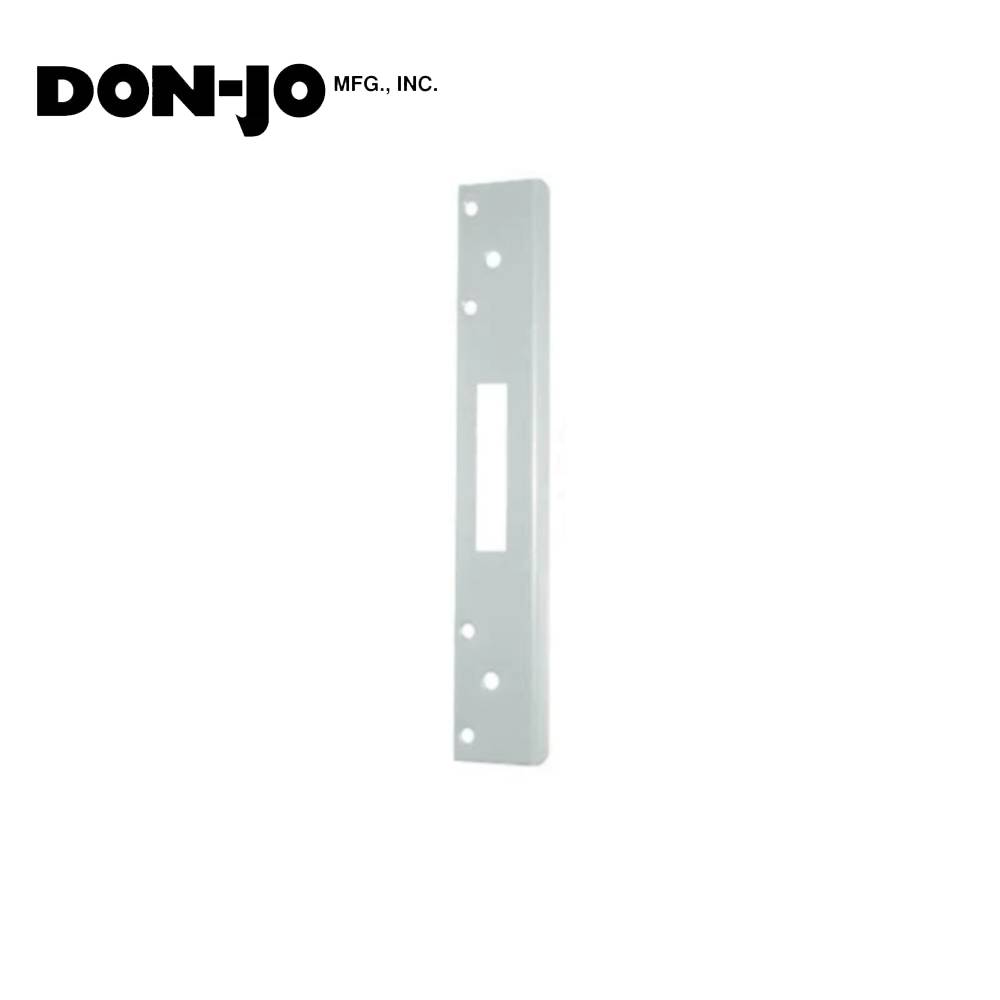 Don-Jo - FL-208NM-SL - Single Hole Security Strike 8 Height and 1-3/8 Width - SL (Aluminum Painted Finish-689)