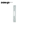 Don-Jo - FL-208WM-SL - Single Hole Security Strike 13 Gauge Steel 8 Height and 1-3/4 Width - SL (Aluminum Painted Finish-689)