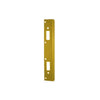 Don-Jo - FL-212W6-BP - Double Hole Security Strike 13 Gauge Steel 12 Height and 1-3/4 Width - BP (Bright Brass Plated Clear Coated Finish-632)