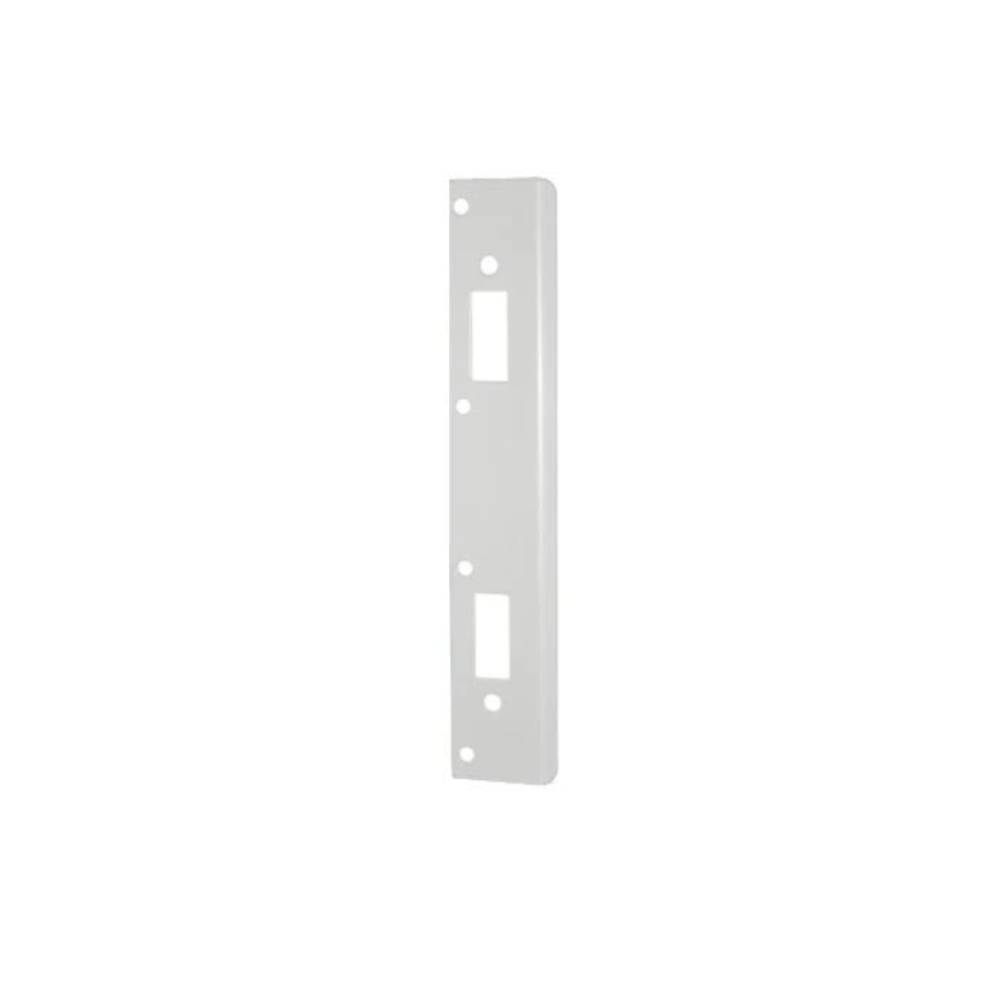 Don-Jo - FL-212W6-WH - Double Hole Security Strike 13 Gauge Steel 12 Height and 1-3/4 Width - WH (White Coated Finish)