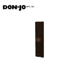 Don-Jo - LP-312-DU - Latch Protector for Outswinging Doors - DU (Duronodic Brown Coated)