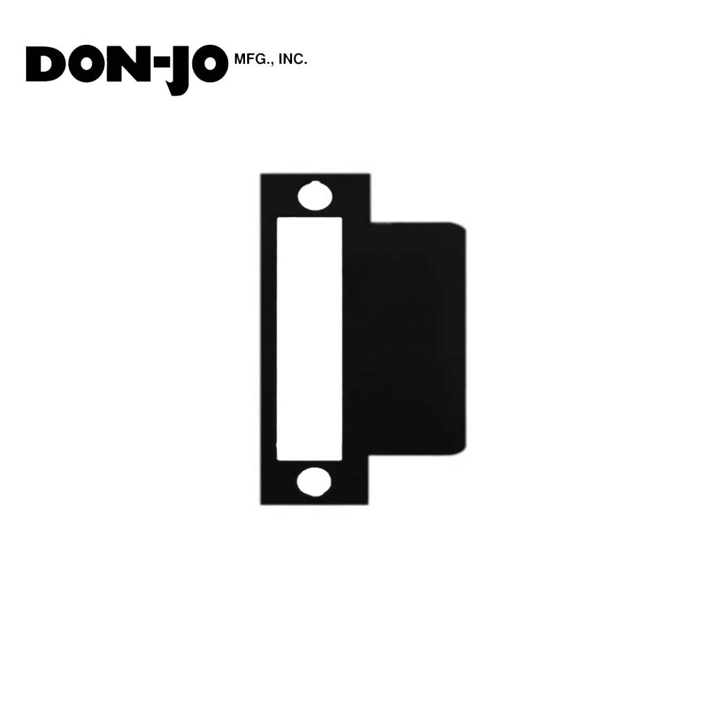 Don-Jo - MEST-102-622 - Extended Lip ASA Strike 4-7/8 Height and 2 Width - 622 (Flat Black Coated)