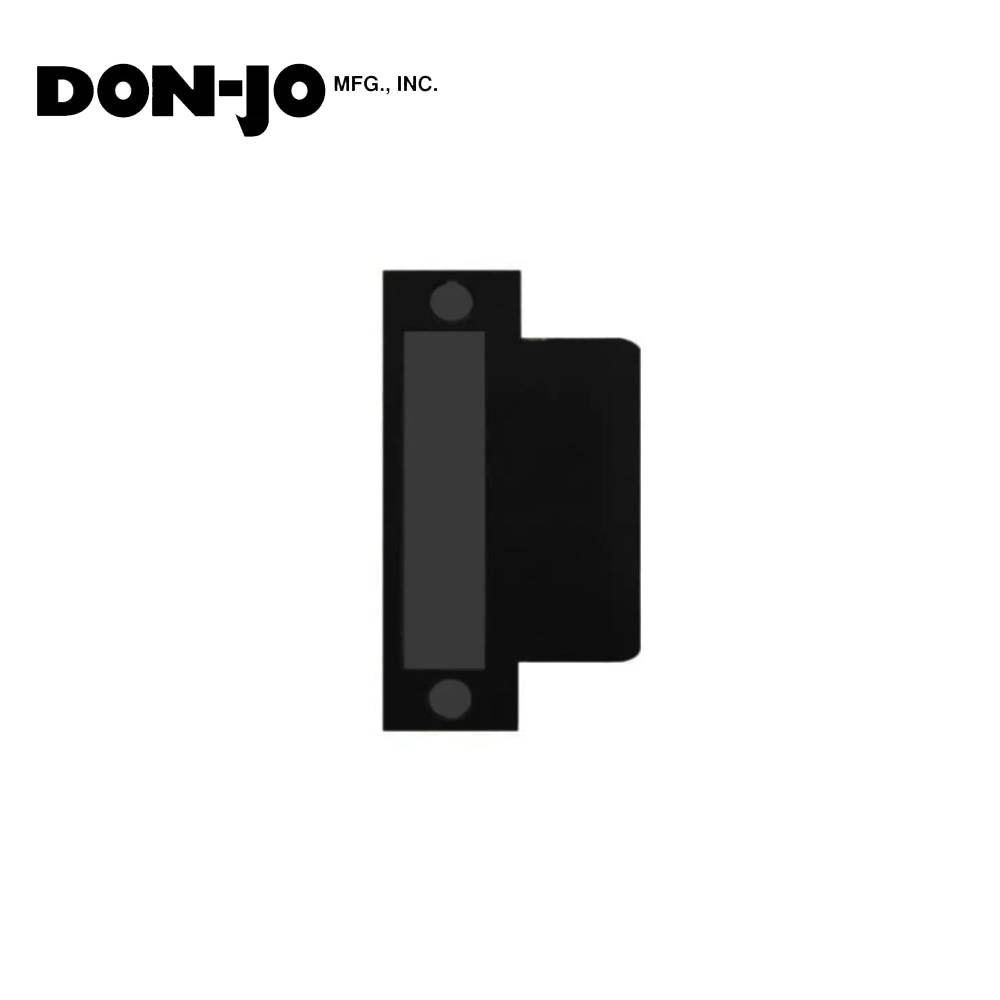 Don-Jo - MEST-125-622 - Extended Lip ASA Strike - 622 (Flat Black Coated)