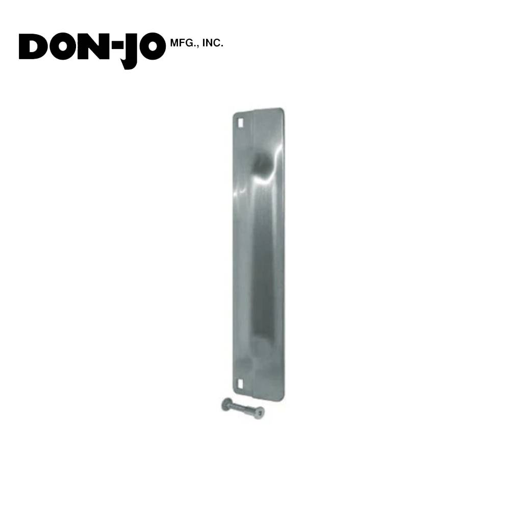 Don-Jo - MLP-111-EBF-630 - Latch Protector 12 Gauge Stainless Steel 11 Length and 3 Width - 630 (Satin Stainless Steel Finish)