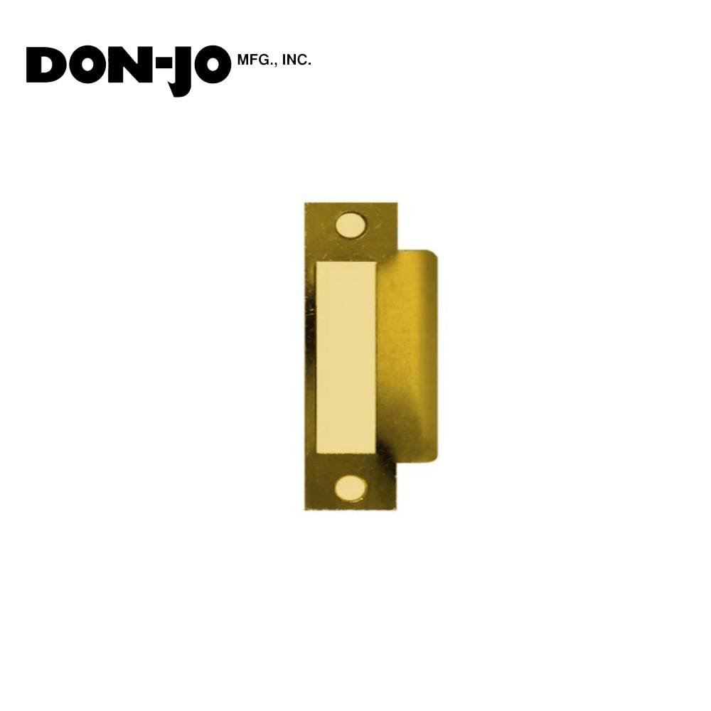 Don-Jo - MST-261-BP - ANSI Strike for Mortise Locks - BP (Bright Brass Plated Clear Coated Finish-632)