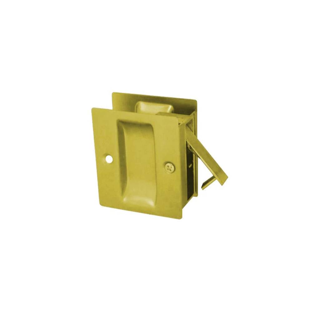 Don-Jo - PDL-100-609 - Passage Pocket Door Lock - 609 (Satin Brass Finish)