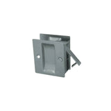 Don-Jo - PDL-100-620 - Passage Pocket Door Lock - 620 (Satin Nickel Plated Blackened Satin Relieved Clear Coated Finish)