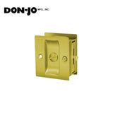 Don-Jo - PDL-101-609 - Privacy Pocket Door Lock - 609 (Satin Brass Finish)