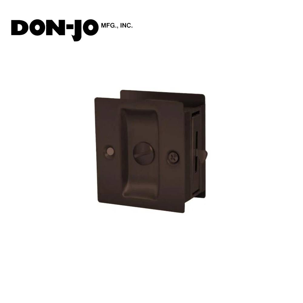 Don-Jo - PDL-101-613 - Privacy Pocket Door Lock - 613 (Oil Rubbed Bronze Finish)