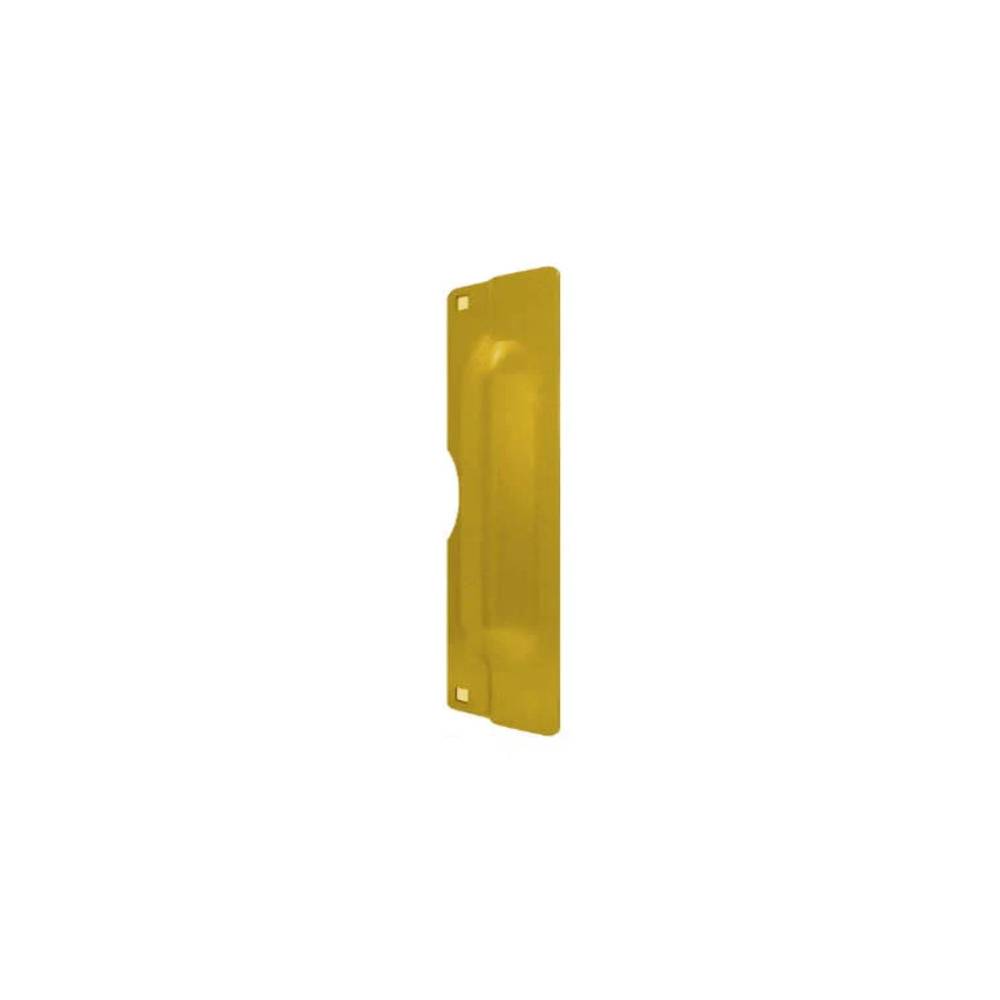 Don-Jo - PLP-211-BP - Latch Protector for Outswinging Doors - BP (Bright Brass Plated Clear Coated Finish-632)