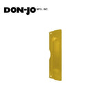 Don-Jo - PLP-211-BP - Latch Protector for Outswinging Doors - BP (Bright Brass Plated Clear Coated Finish-632)