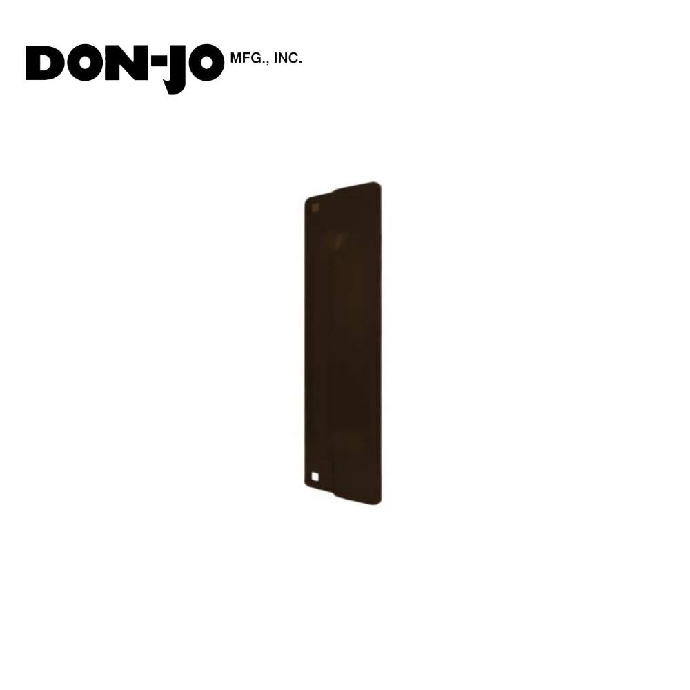 Don-Jo - PMLP-211-DU - Latch Protector for Outswinging Doors - DU (Duronodic Brown Coated)