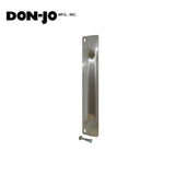 Don-Jo - PMLP111-EBF-630 - Latch Protector for Outswinging Doors 12 Gauge Stainless Steel 11 Length and 3 Width - 630 (Satin Stainless Steel Finish)