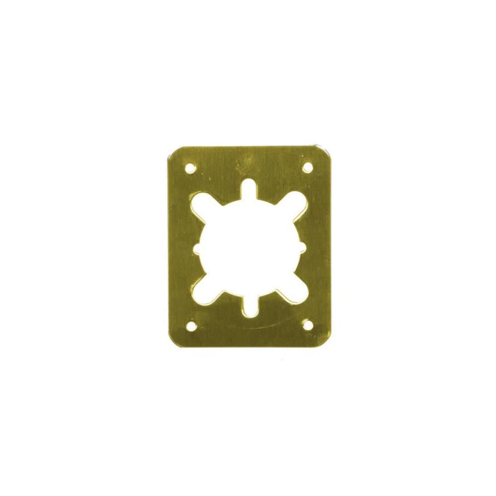 Don-Jo - RP-13545-605-2 - Remodeler Plate - 605 (Bright Brass Finish)