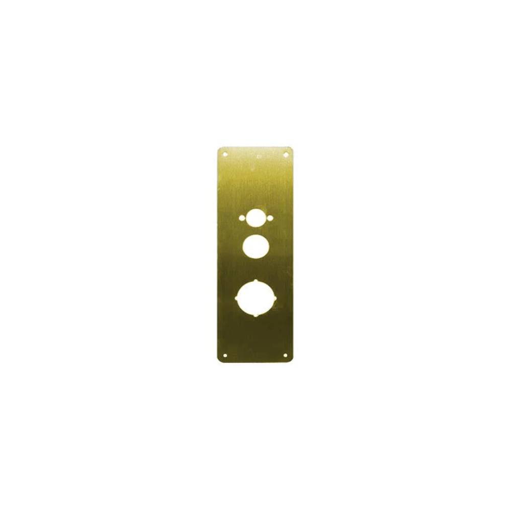 Don-Jo - RP-15-605 - Remodeler Plate - 605 (Bright Brass Finish)