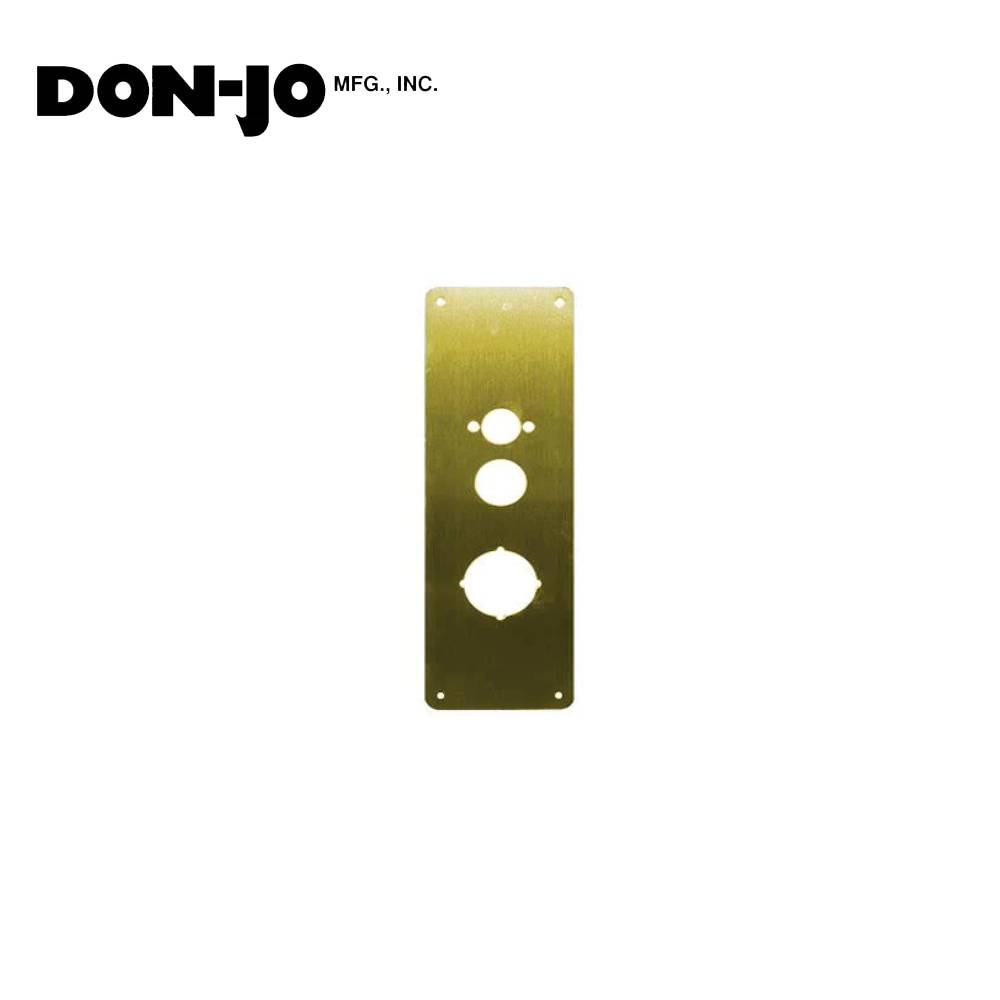 Don-Jo - RP-15-605 - Remodeler Plate - 605 (Bright Brass Finish)