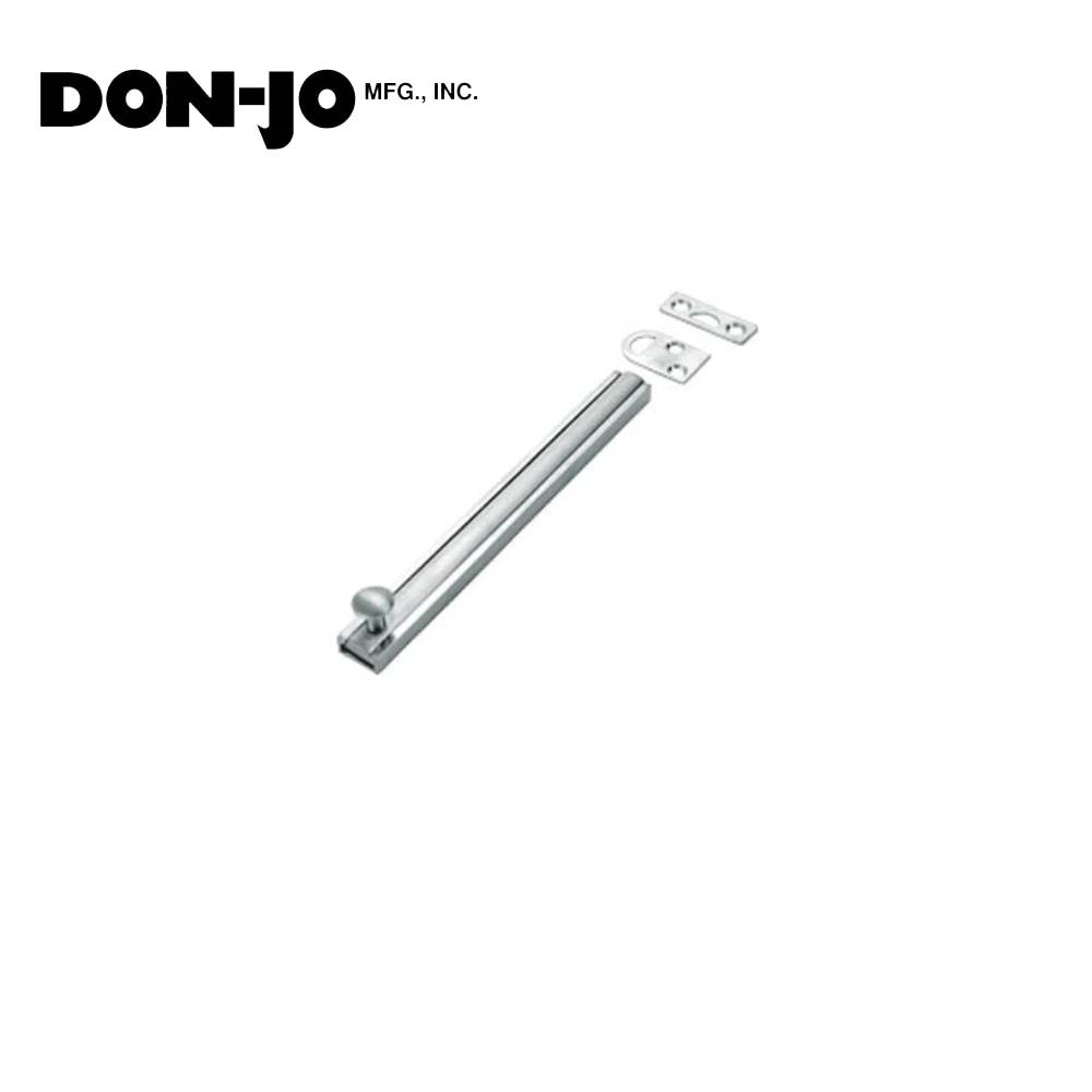 Don-Jo - SB-12-619 - Slide Bolt - 619 (Satin Nickel Plated Finish)