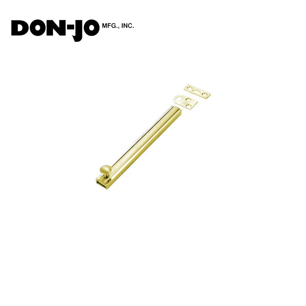 Don-Jo - SB-2-605 - Slide Bolt - 605 (Bright Brass Finish)