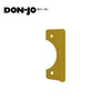 Don-Jo - SLP-206-BP - Short Type Latch Protector - BP (Bright Brass Plated Clear Coated Finish-632)