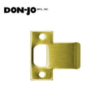 Don-Jo - T9102-605 - Extended Lip T Strike - 605 (Bright Brass Finish)